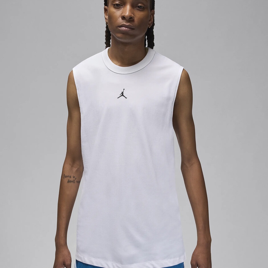 Мужская майка Nike M Jordan Df Sprt Slvls Top White, s.XXL