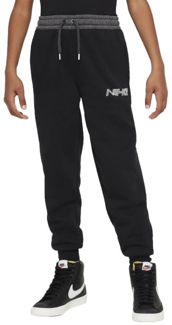 Детские спортивные штаны Nike K Nsw Amplify Club Jogger Black/Dark Smoke Grey/White, s.S