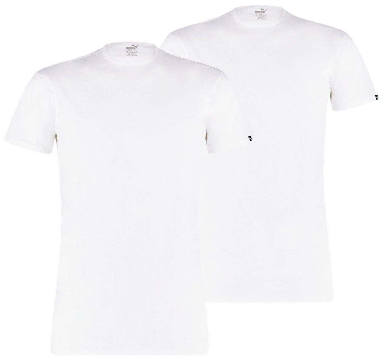 Tricou bărbătesc Puma Basic 2Crew Tee White, s.S