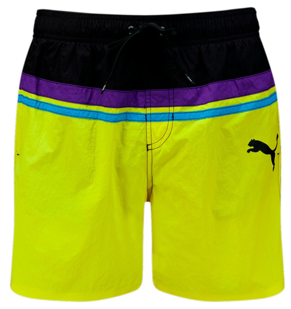 Мужские плавки Puma Swim Men Heritage Mid Shorts 1P Electric Lime Combo, s.M