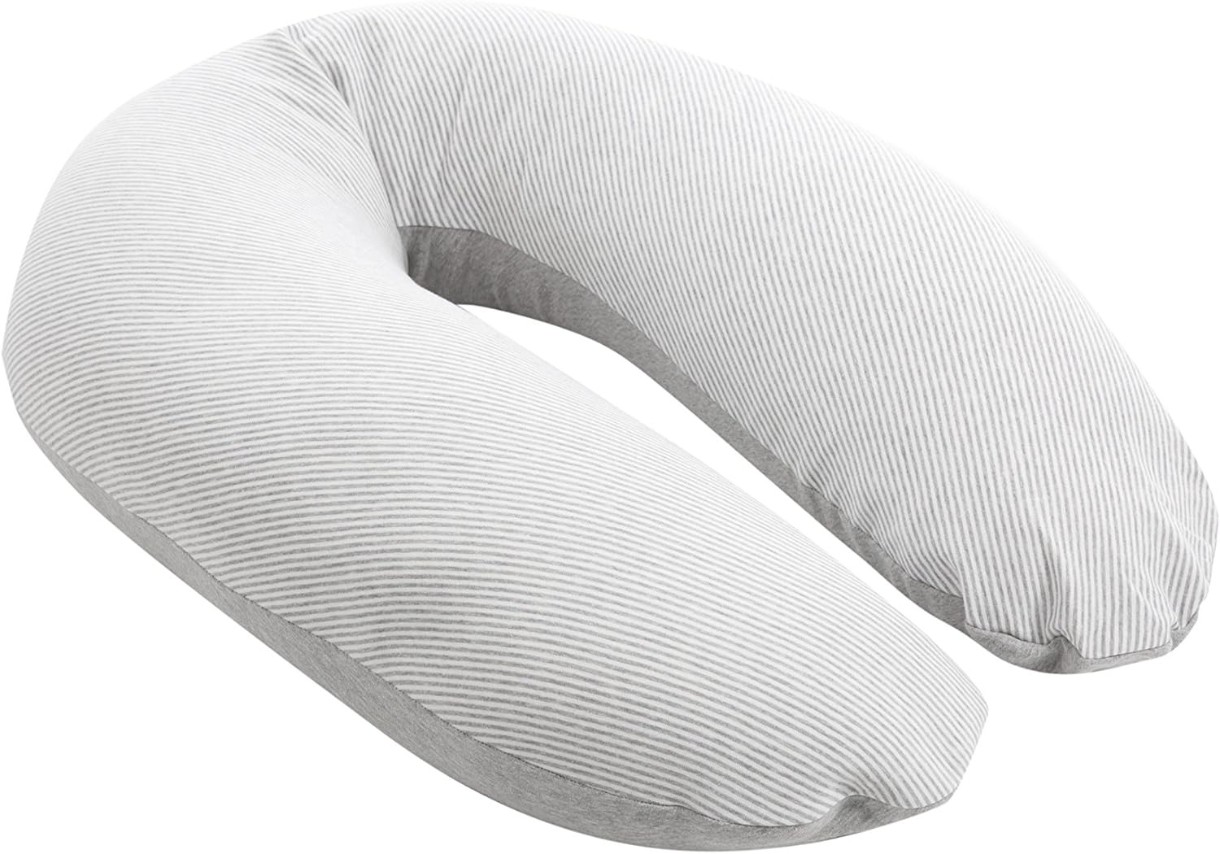 Perna de maternitate Doomoo Buddy Light Grey (B01)