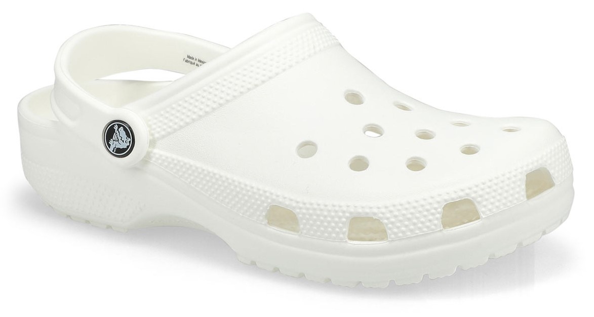 Шлёпанцы детские Crocs Classic Clog K White, s.29-30