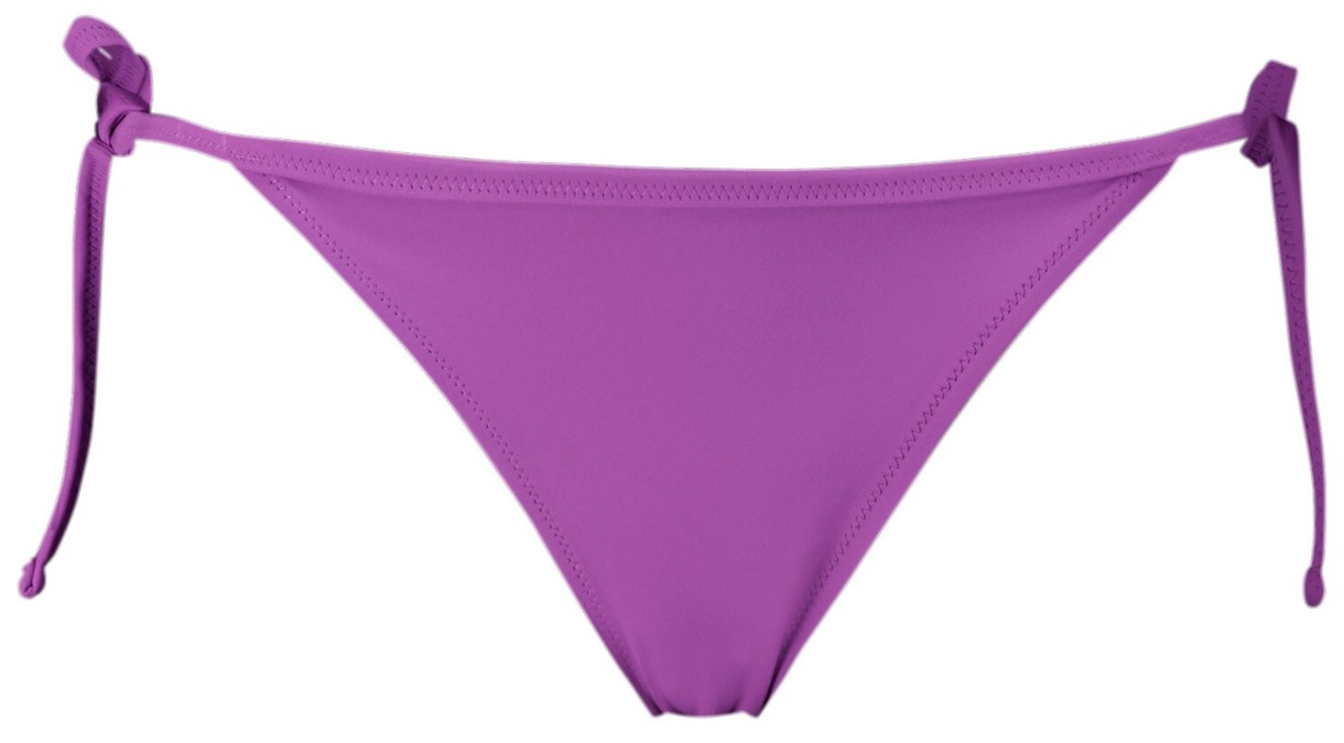 Slip de baie Puma Swim Women Side Tie Bikini Bottom 1P Purple, s.XL