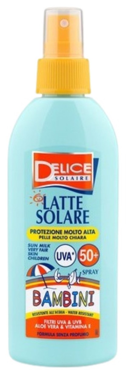 Lăptișor de protecție solară Delice Solaire Bambini SPF50+ 150ml