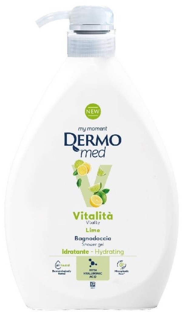 Sapun lichid pentru mîini Dermomed Vitality Lime Hand Wash 1L