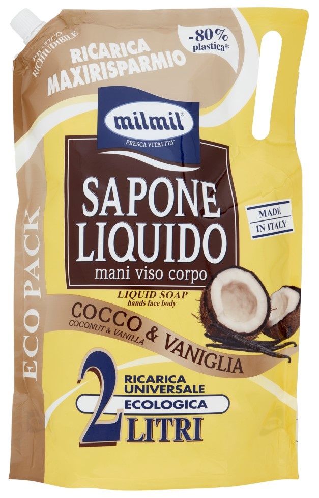 Жидкое мыло для рук Mil Mil Coconut & Vanilla 2L