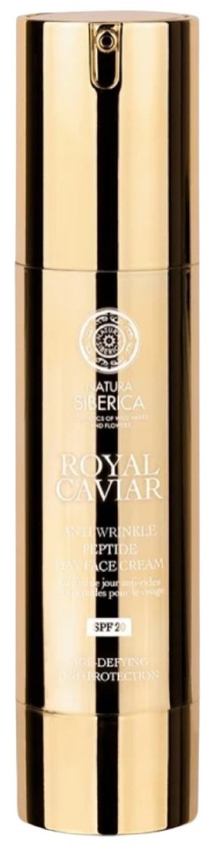 Cremă pentru față Natura Siberica Royal Caviar SPF20 Anti-Wrinkle Peptide Cream 50ml