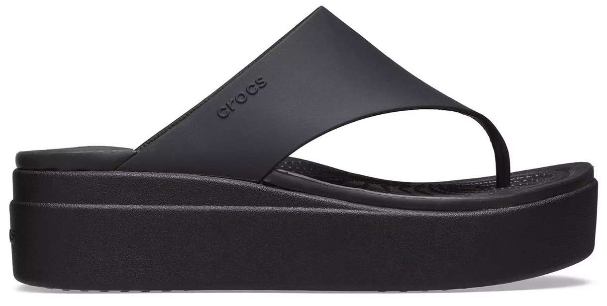 Вьетнамки женские Crocs Brooklyn Flip Black, s.36-37
