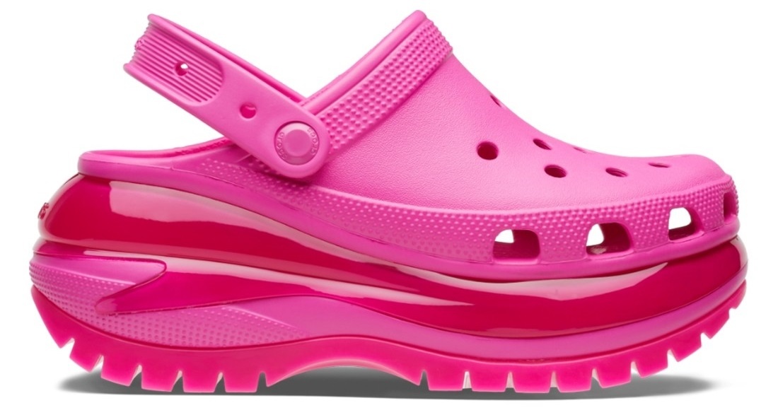 Шлёпанцы женские Crocs Mega Crush Clog Juice Deeppink, s.38-39