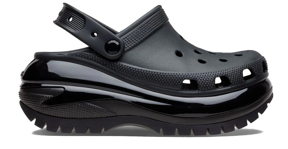 Шлёпанцы женские Crocs Mega Crush Clog Black, s.39-40