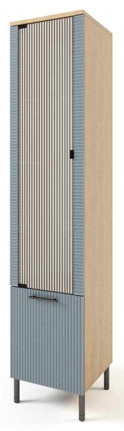 Шкаф ML-Mobila Вельвет №13 450 Дуб Золотой/Лагуна Софт