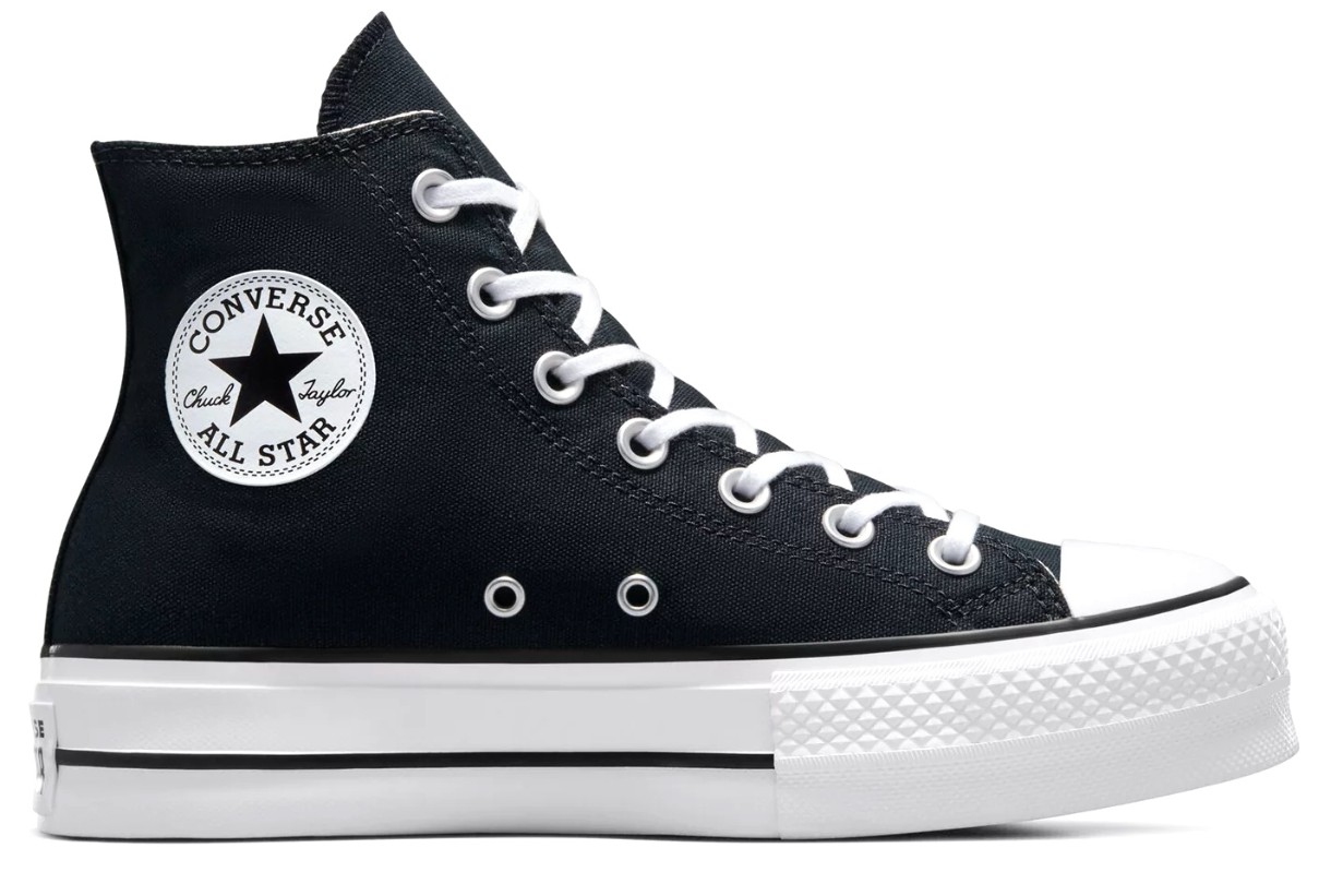 Кеды женские Converse Chuck Taylor All Star Canvas Platform High Top Black, s.37