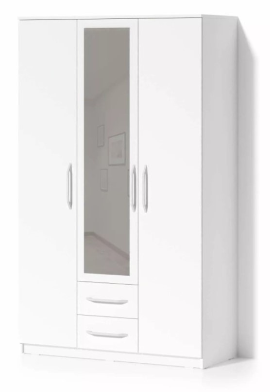 Dulap Fabrik Home Linia №1 1200 Alb/Alb Frasin