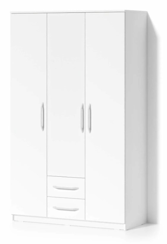 Шкаф Fabrik Home Linia №1 1200 Белый/Белый Ясень (без зеркал )