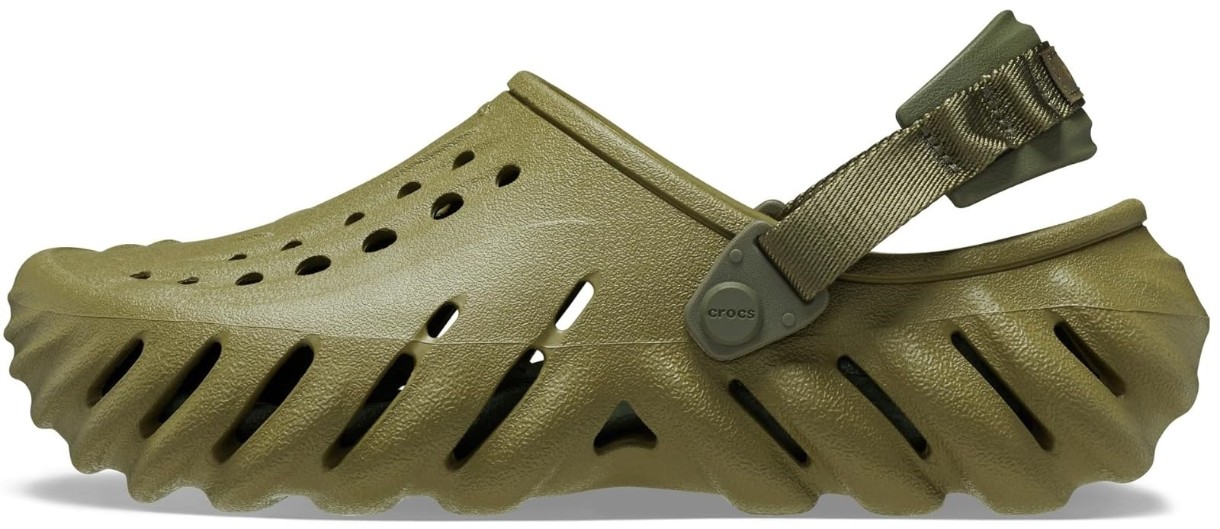 Шлёпанцы мужские Crocs Echo Clog Aloe Darkolivegreen, s.42-43