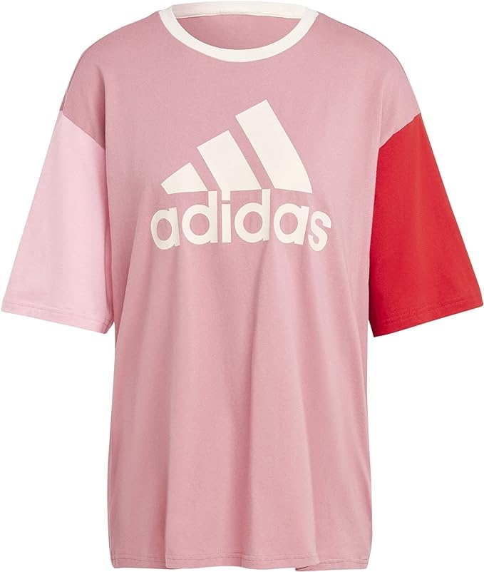 Tricou de dame Adidas W Bl Bf Tee Pink Strata/Bliss Pink/Shadow Red/Wonder Quartz, s.XXS