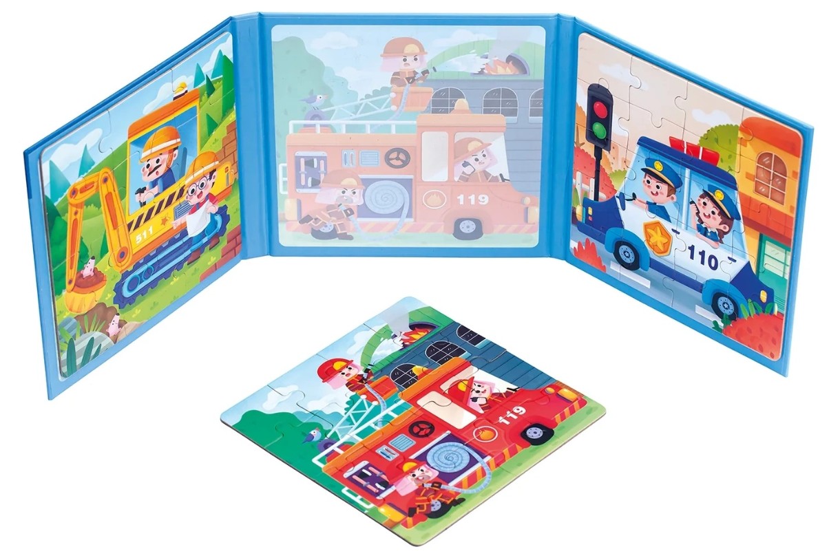 Puzzle Bino 3in1 Professions 88132