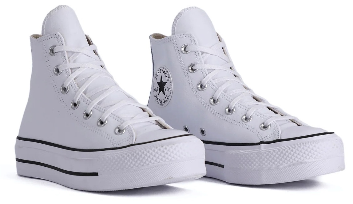 Ghete pentru dame Converse Chuck Taylor All Star Lift White, s.38 (561676C102)