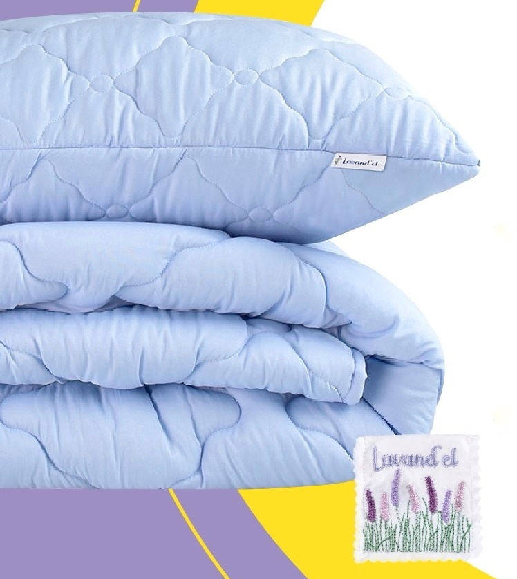 Set plapumă cu pernă MobiCasa Set Lavander Purple