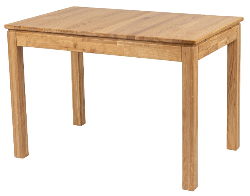 Masă pentru bucătărie MobiCasa Praga 110/150x70 Natur Wax