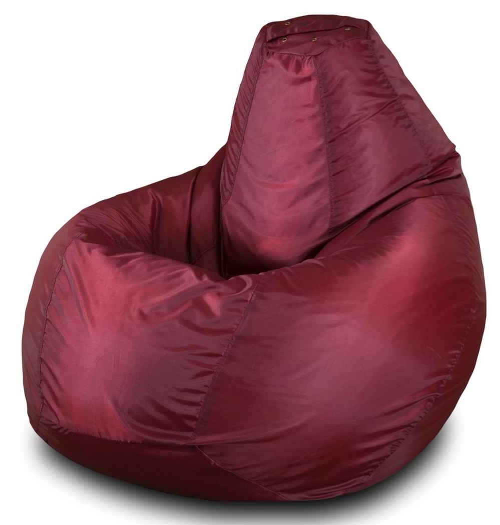 Кресло-мешок BeanBag Oxford 300D L Бордовый