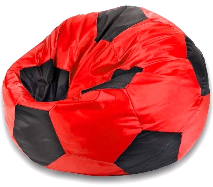Кресло-мешок BeanBag Oxford 300D L Красный/Черный