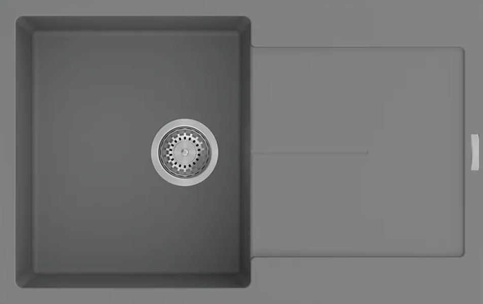Chiuvetă de bucătărie Fabiano Navio 79x50 Grey Metallic