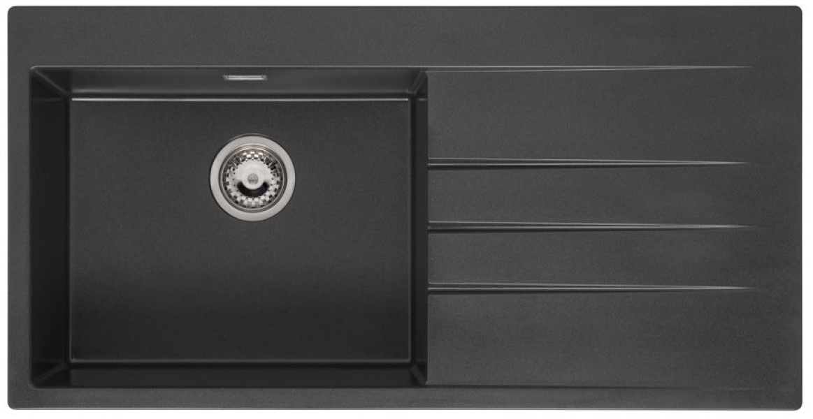 Chiuvetă de bucătărie Reginox Breda 10 Left Black Silvery