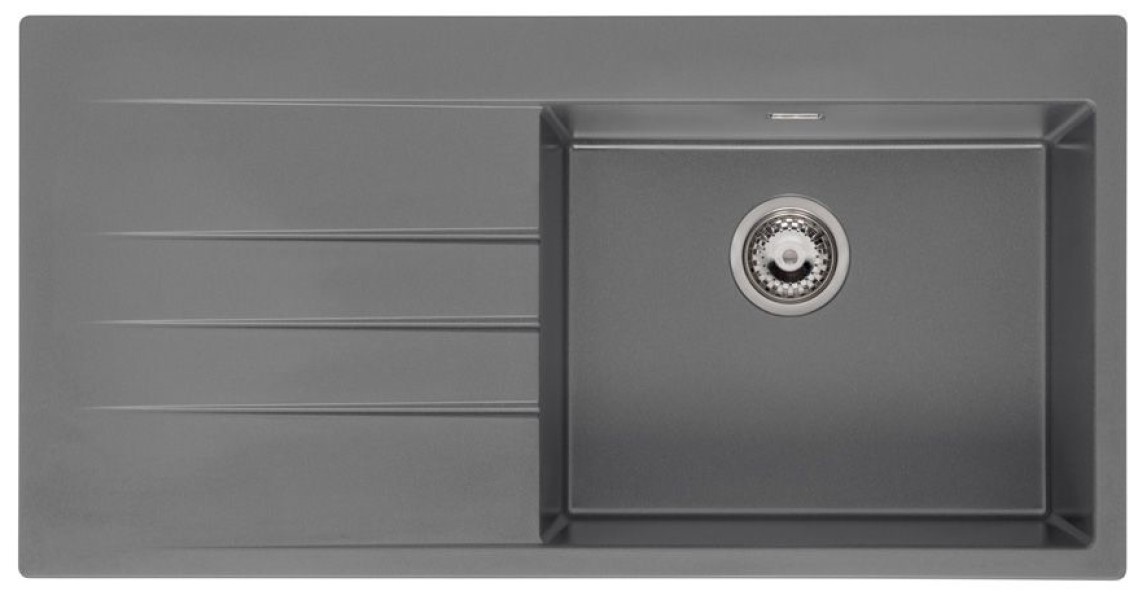 Chiuvetă de bucătărie Reginox Breda 10 Right Grey Silvery