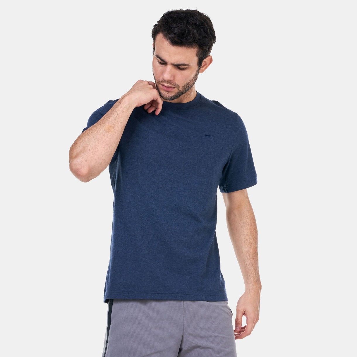 Мужская футболка Nike M Nk Df Primary Stmt Ss Heather/Obsidian, s.M