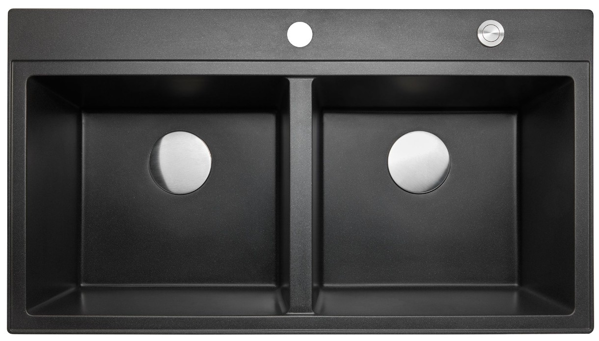 Chiuvetă de bucătărie Reginox Paris 20 Black Silvery