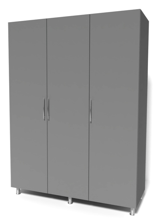 Шкаф Smartex N8 180x52x210cm Графит