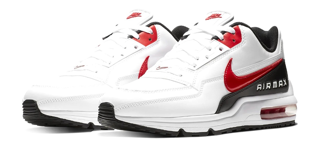 Adidași pentru bărbați Nike Air Max Ltd 3 White/University Red/Black, s.42.5
