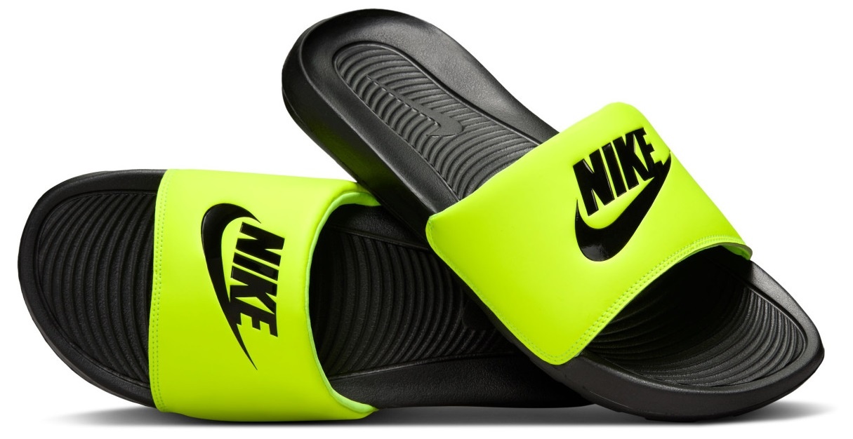 Шлёпанцы мужские Nike Victori One Slide Black/Volt, s.47.5
