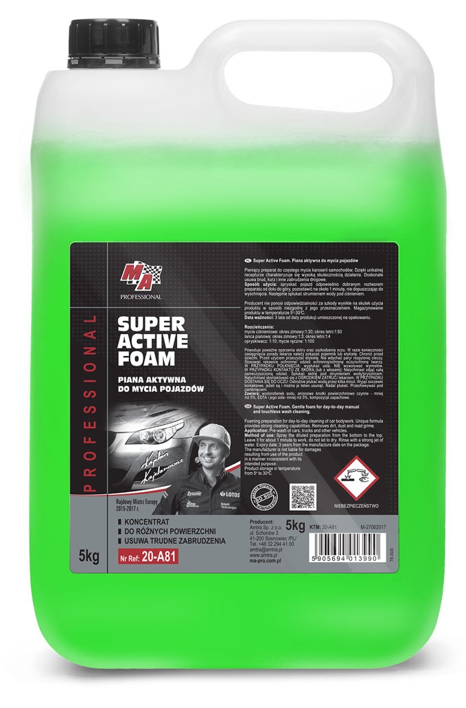Очистка кузова MA Professional Active Foam 5L (20A81)