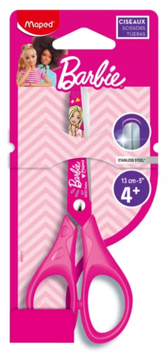 Ножницы канцелярские Maped Barbie 13cm
