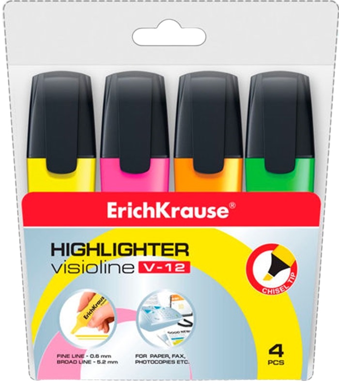 Markere Erich Krause Visioline V-12 (53419) 4pcs