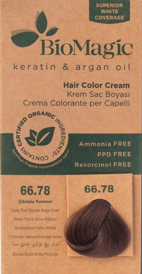Краска для волос BioMagic 66.78 60ml Deep Dark Blonde Pearl