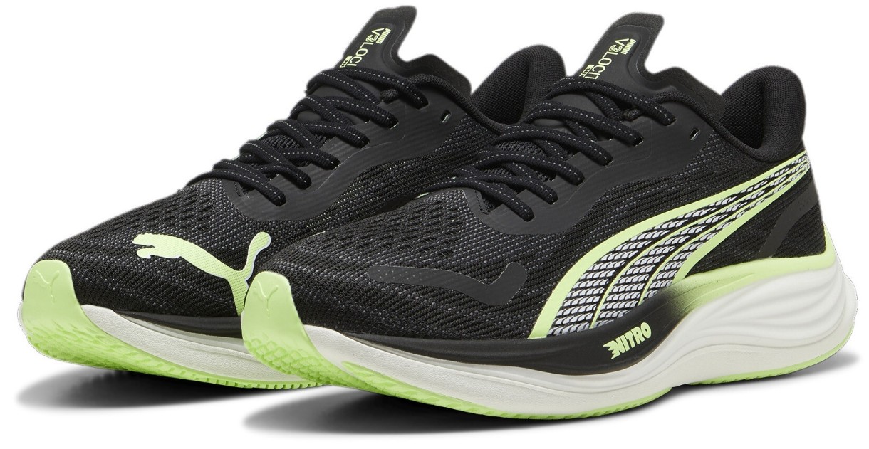 Кроссовки мужские Puma Velocity Nitro 3 Puma Black/Fizzy Apple, s.47