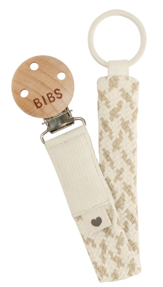 Clip de lant pentru suzeta BIBS Clip - Ivory/Vanilla (9401110)