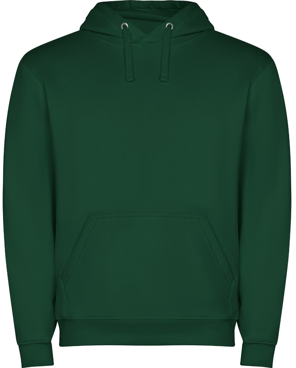 Мужская толстовка Roly Capucha 1087 Bottle Green, s.XL