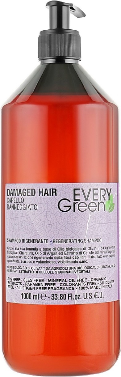 Шампунь для волос Dikson Every Green Damaged Hair Restoring 1000ml