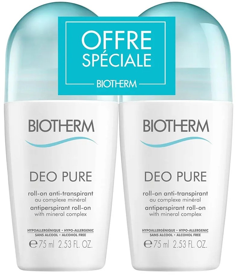 Дезодорант Biotherm Deo Pure Roll-On Duo 2x75ml