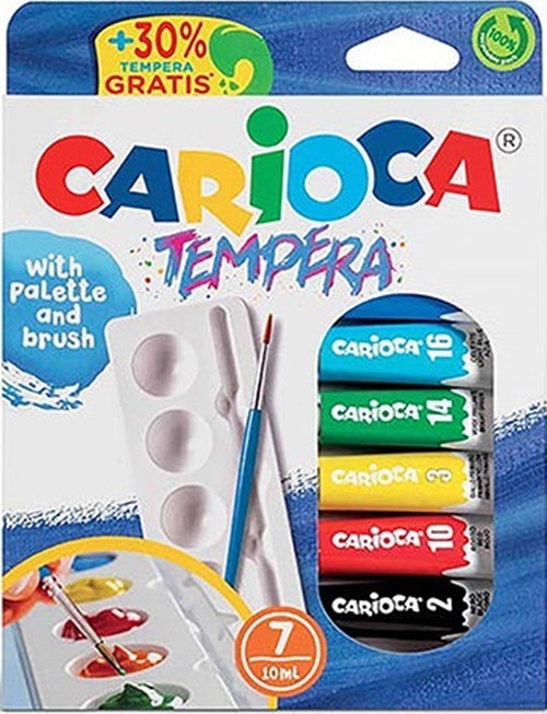 Художественные краски Carioca Tempera (53224) 7pcs