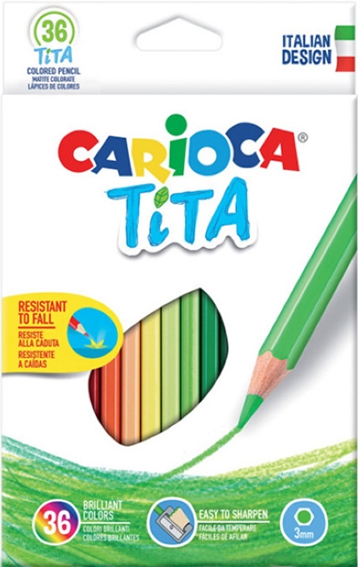 Набор цветных карандашей Carioca Tita 36pcs (42795)
