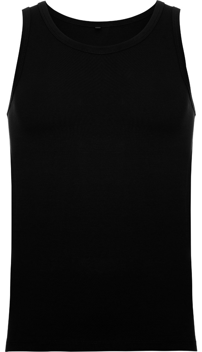 Мужская майка Roly Texas 6545 Black, s.M