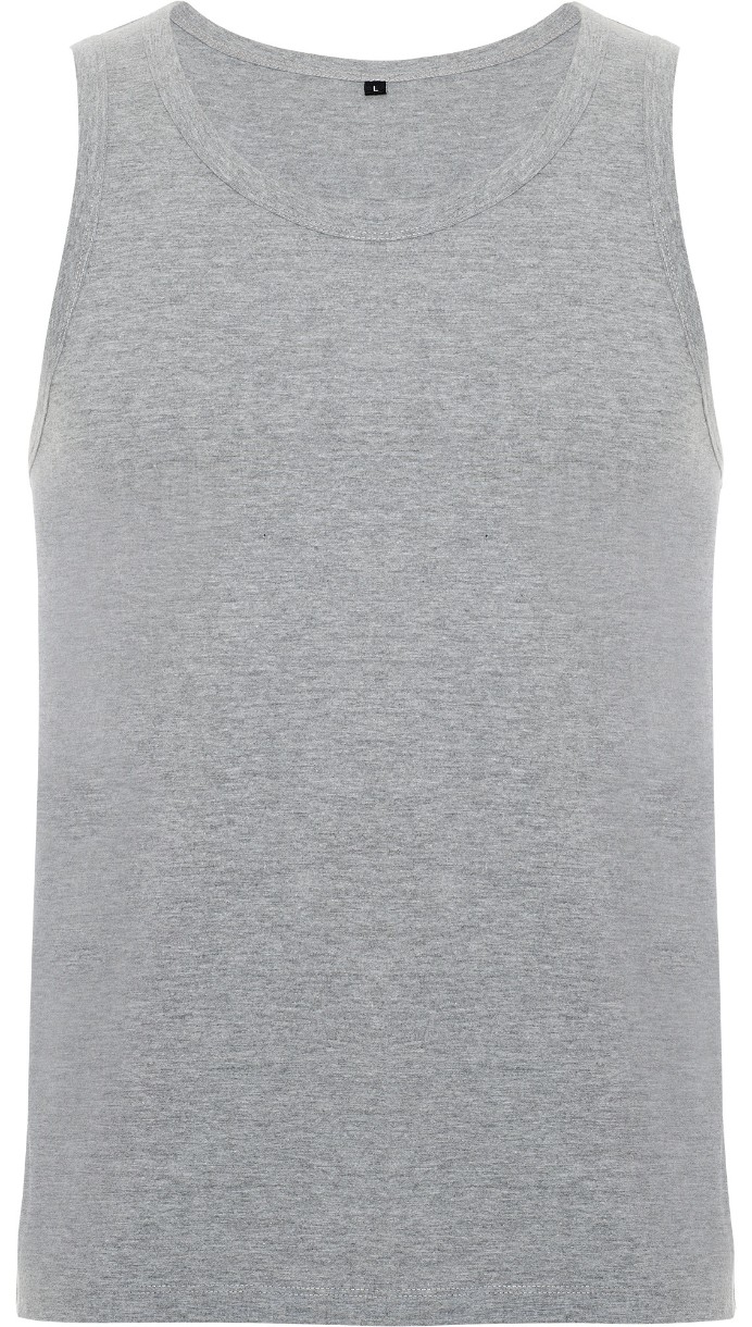 Мужская майка Roly Texas 6545 Heather Grey, s.S