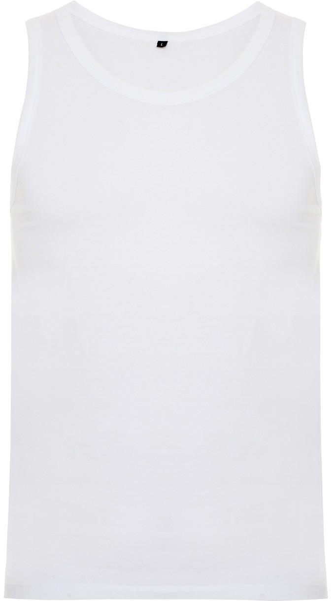 Мужская майка Roly Texas 6545 White, s.L