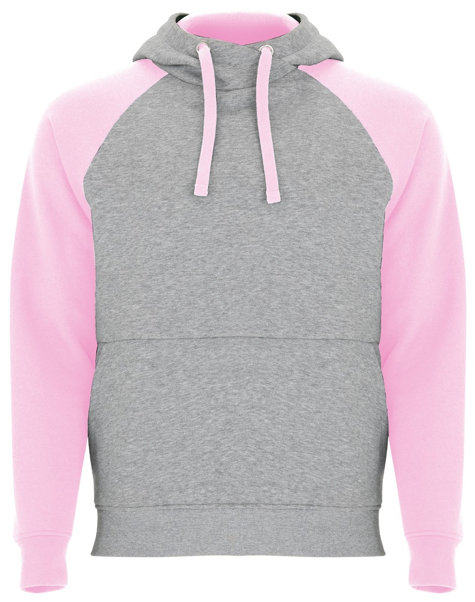 Hanorac pentru bărbați Roly Badet 1058 Heather Grey/Light Pink, s.S