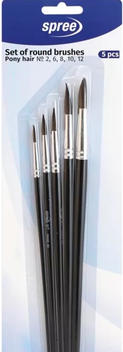 Set pensule pentru desen Spree 5pcs 59095